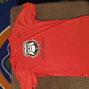 Georgia bulldogs Nike dry fit shirt